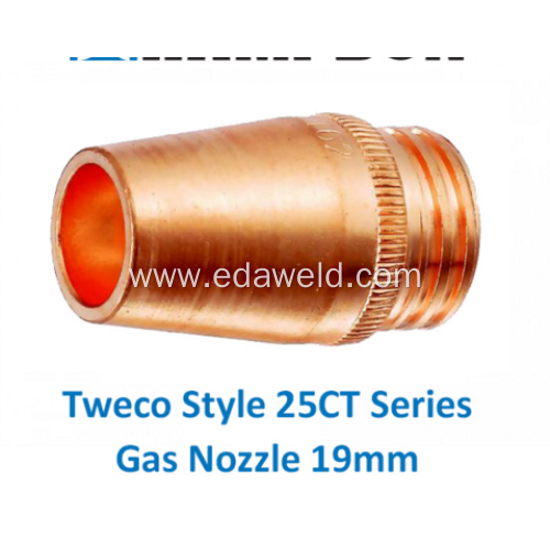 25CT75 Tweco Gas Nozzle